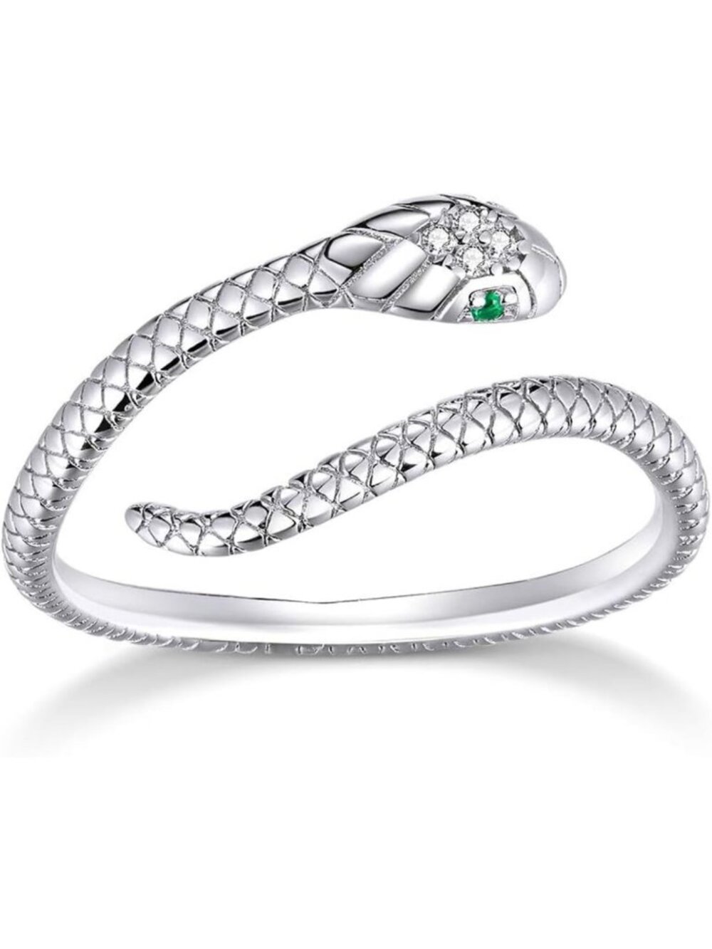 Adjustable Non-Tarnish Snake Rings for Women | Cute Open Knuckle & Stackable
